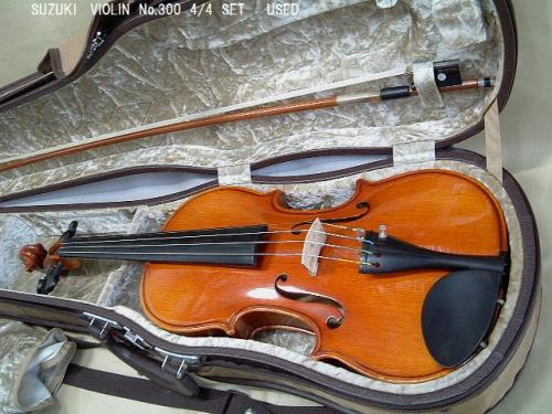 リンツ楽器 / スズキ バイオリン No.300 4/4 弓、ケースセット USED