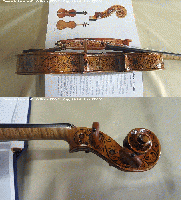 ヘンシェン　バイオリン　 ストラディヴァリ 1709　グレフューレ(Greffuhle)　 特注品