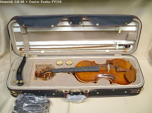 リンツ楽器 / ハインリッヒ・ギル バイオリン 66 パウルス弓PV320 